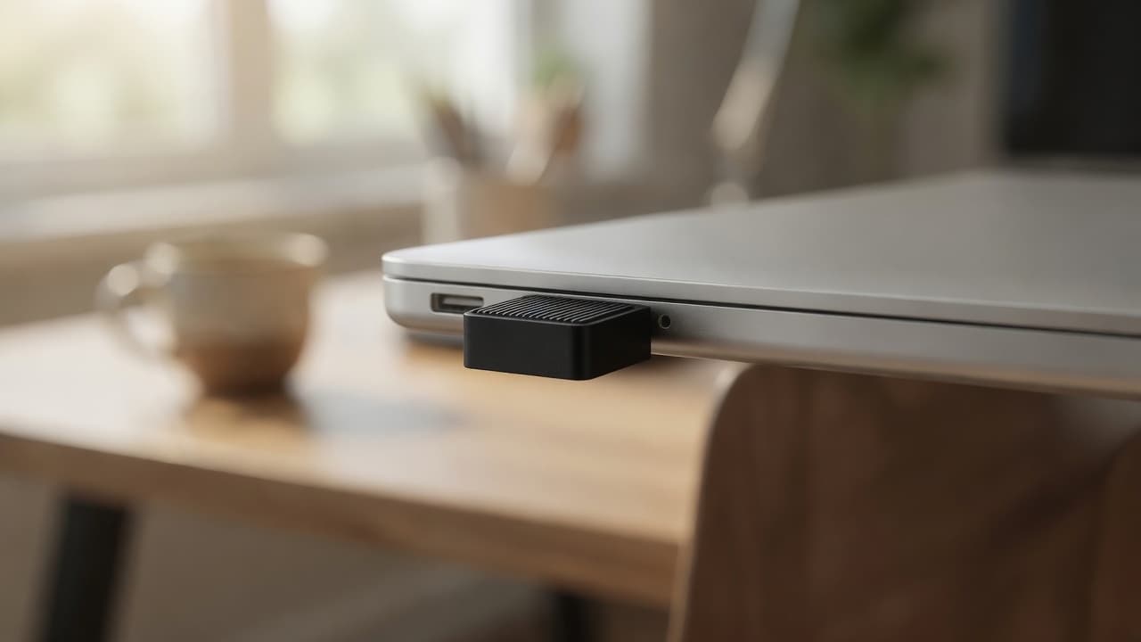 MTS-BT54 en escritorio — Bluetooth 5.4 compacto