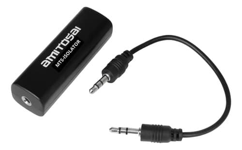 MTS-ISOLATOR — filtro de audio 3.5 mm negro AMITOSAI (producto solo)