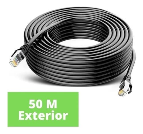 MTS-POUT650 — patch Cat 6 exterior 50 m enrollado con fichas RJ45