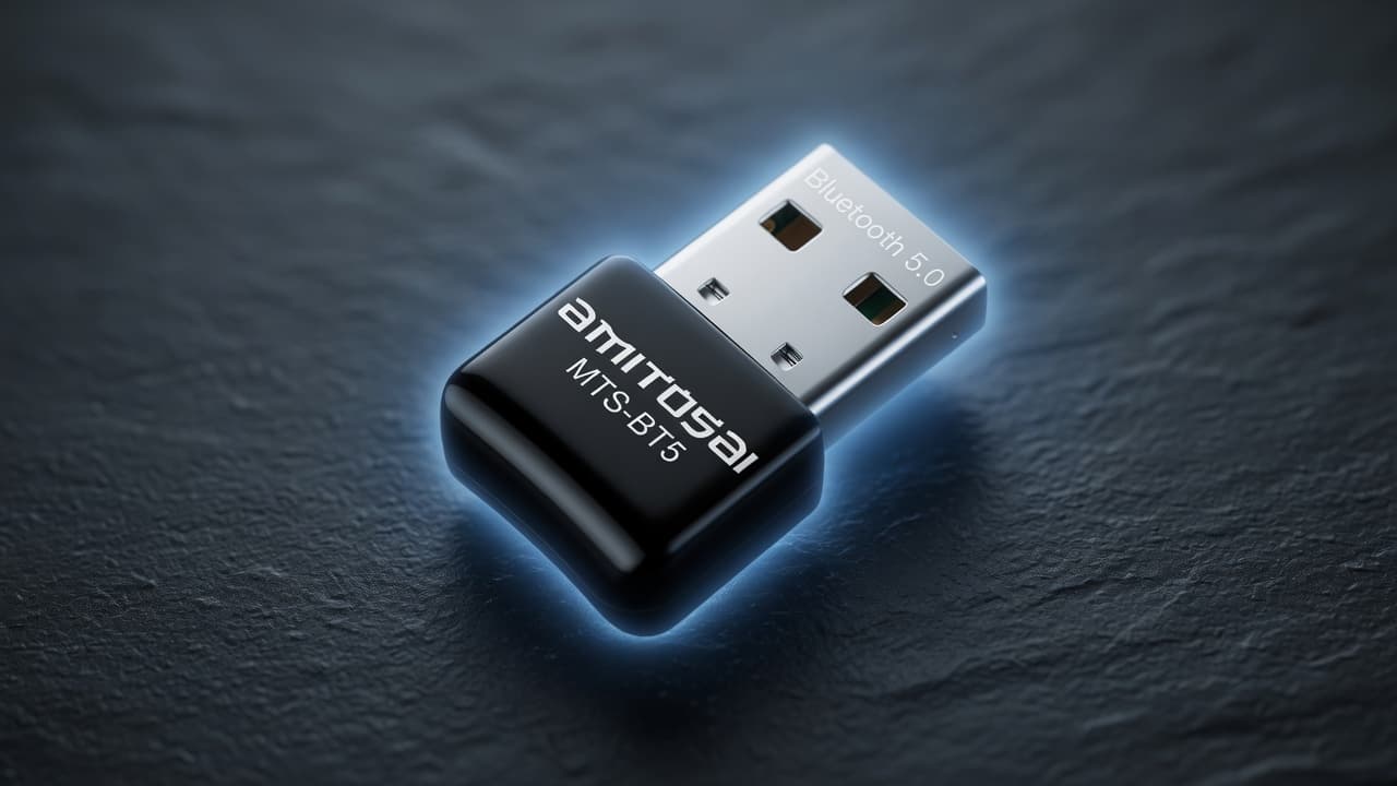 MTS-BT5 — adaptador USB Bluetooth 5.0 nano AMITOSAI