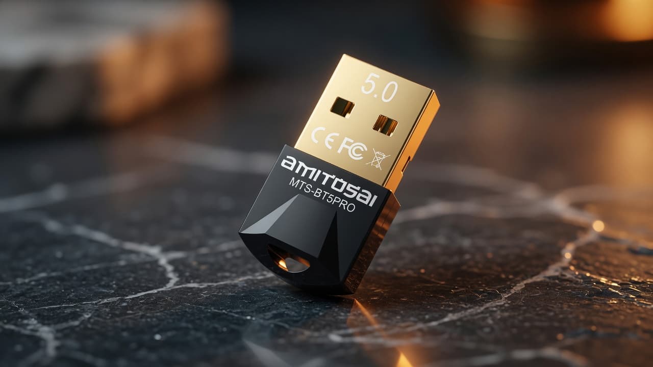 MTS-BT5PRO — adaptador USB Bluetooth PRO AMITOSAI