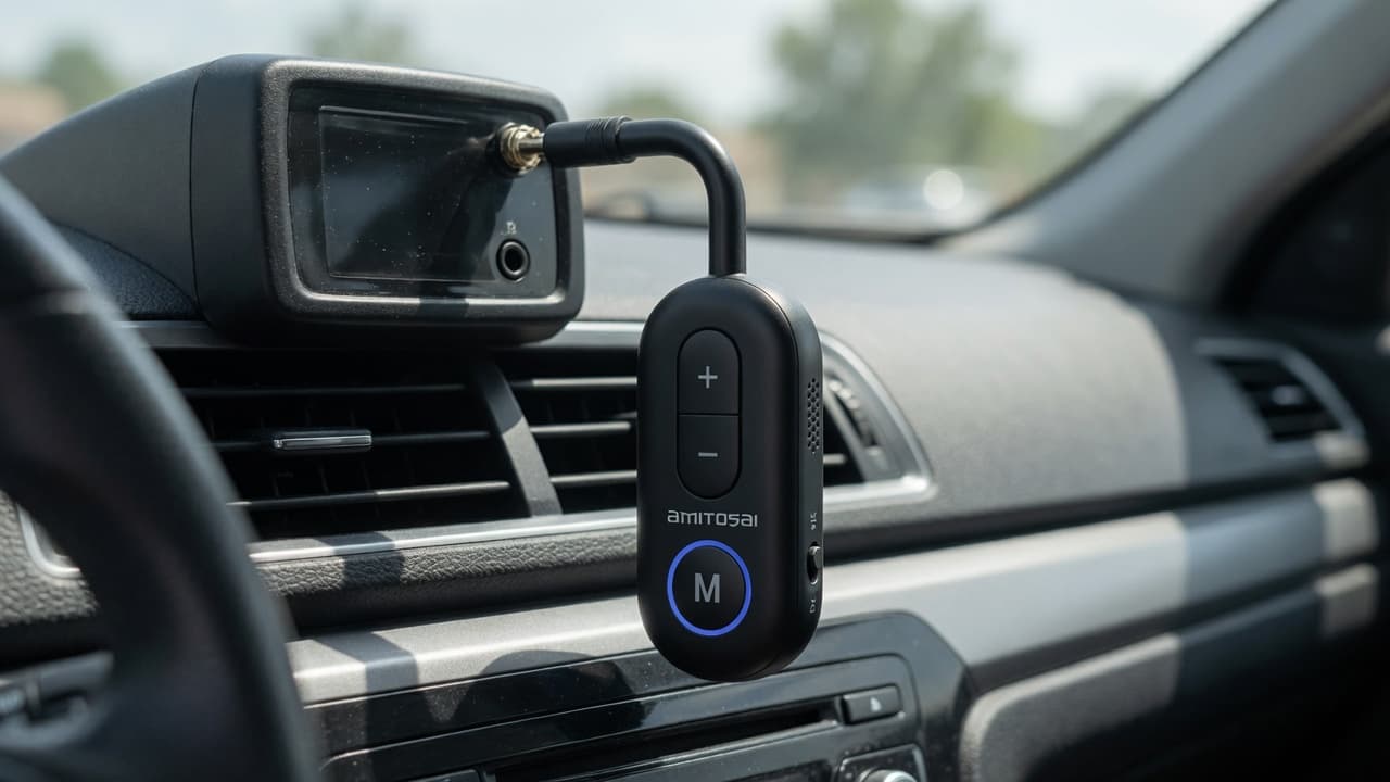 MTS-BTAUDIOMAX en el auto — jack AUX Bluetooth