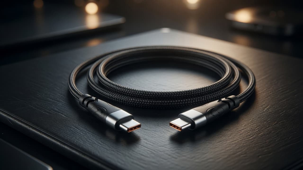 MTS-CCPD100W2 — cable USB-C 100W mallado en superficie premium