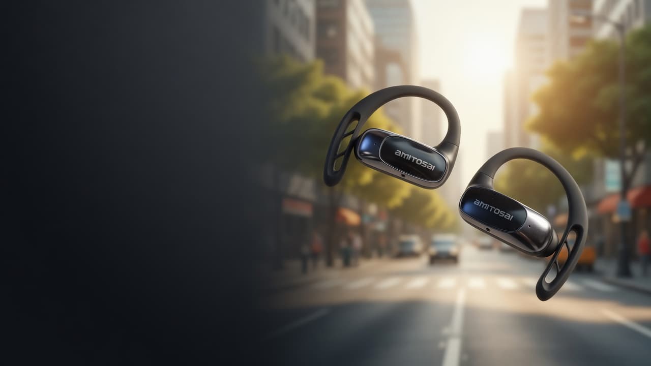 COMFORTBUDS en movimiento — open ear
