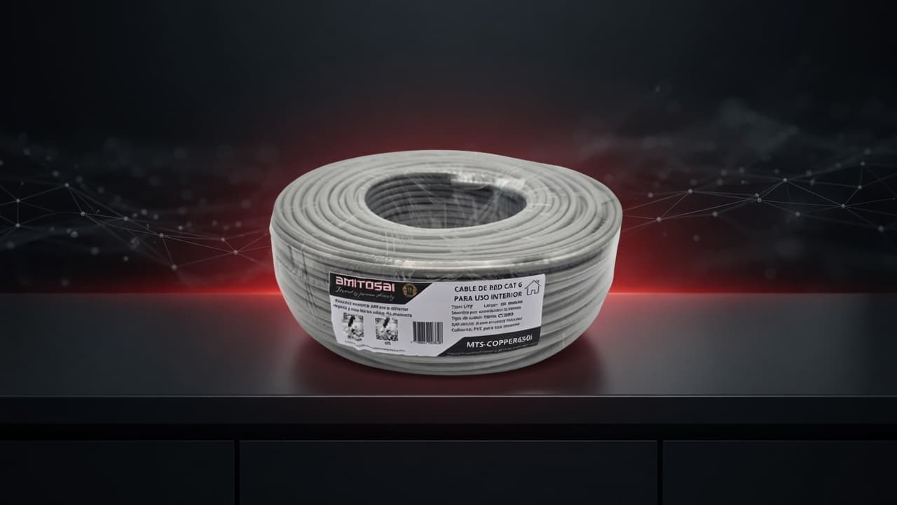 MTS-COPPER650I — cable Cat 6 50 m 100% cobre interior AMITOSAI