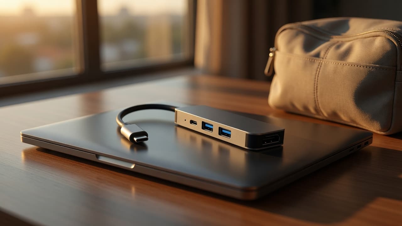 MTS-DOCK41 — hub portable para la notebook en movimiento