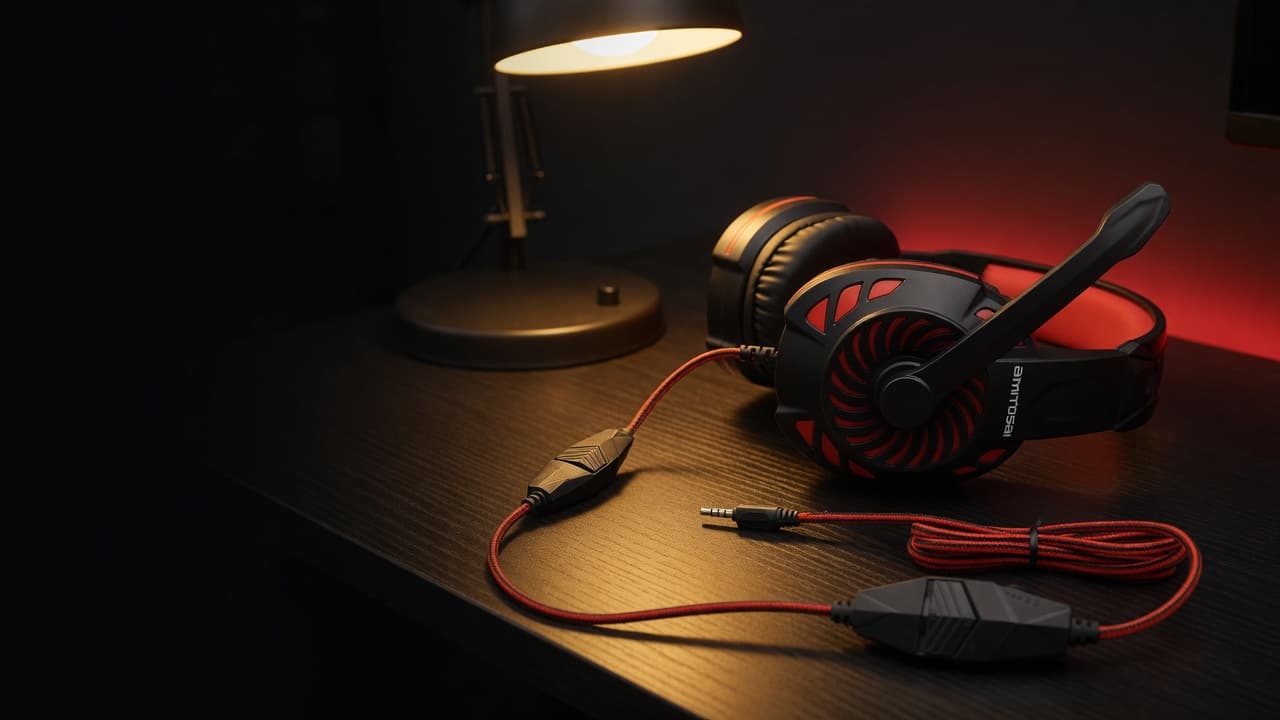 MTS-FLOSS Rojo — sesión nocturna con cable y control inline