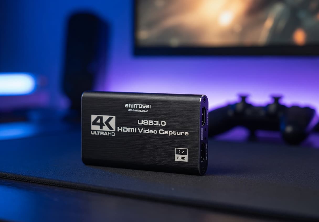 MTS-GAMEPLAYCAP en equipo de stream — capturá la consola a la PC