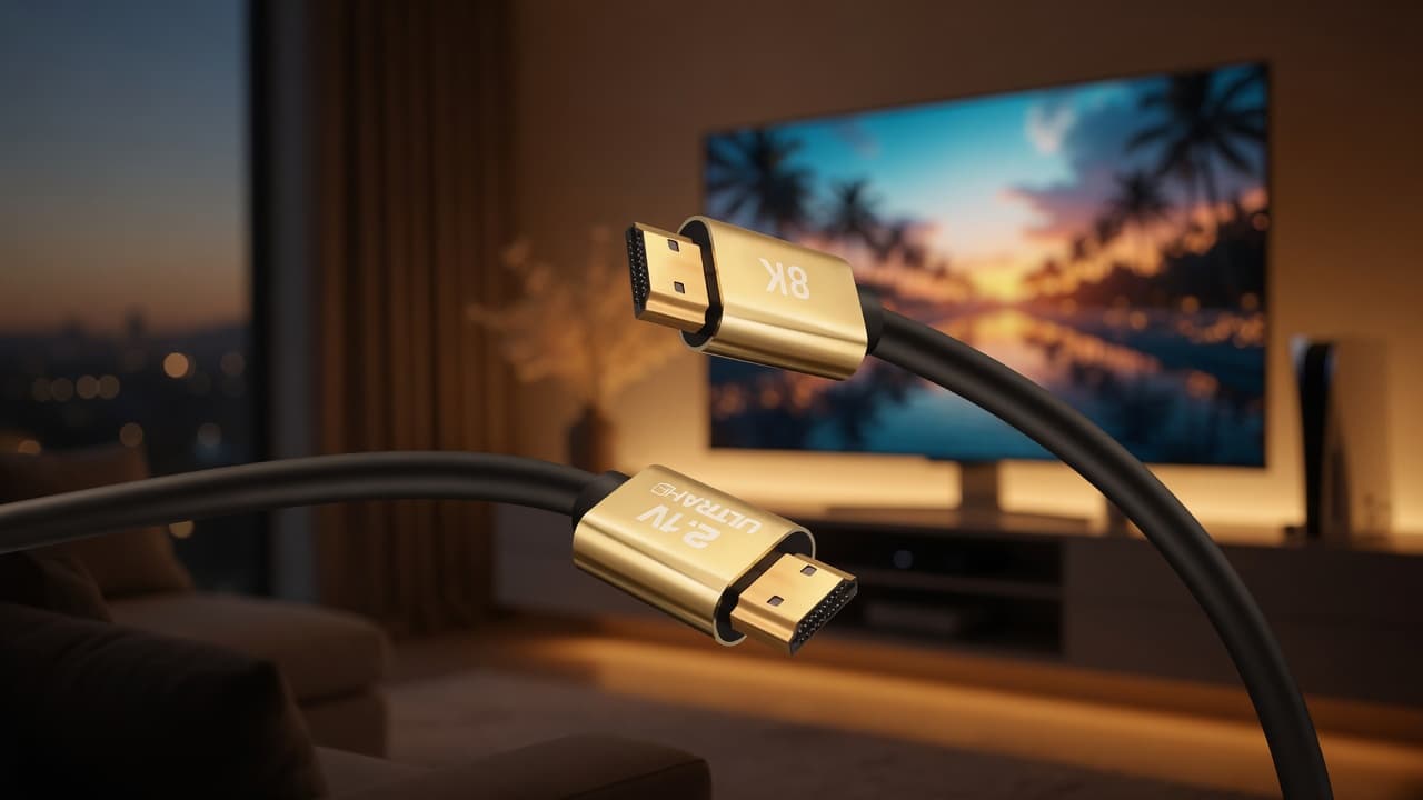 MTS-HDMI8K200 — cable HDMI AMITOSAI 2 m en el living