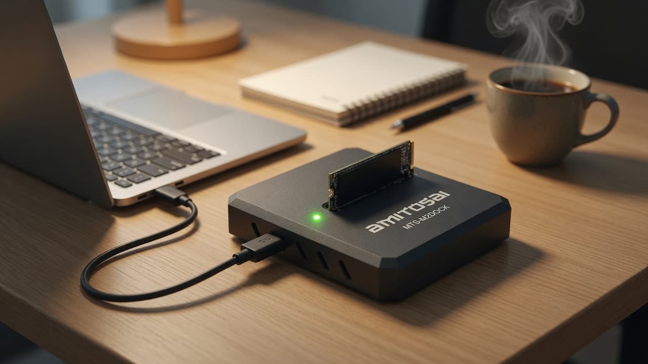 MTS-M2DOCK — tu herramienta portable para discos M.2