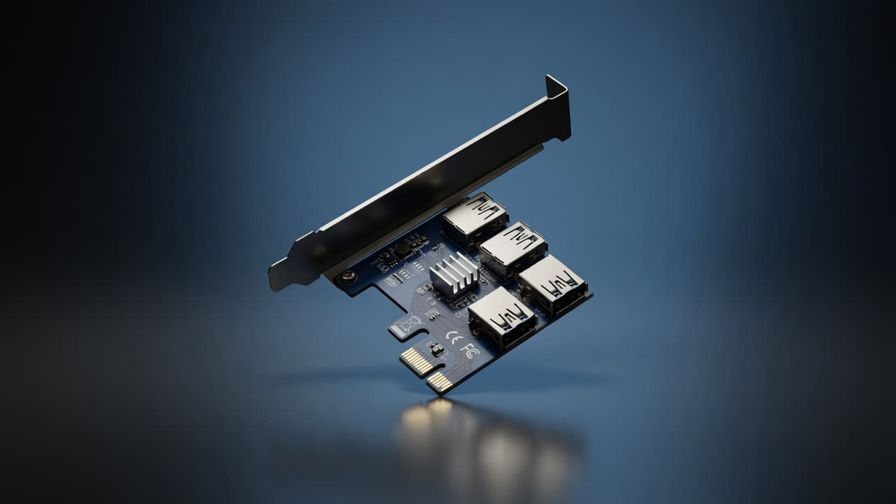 MTS-MULTIBTC — placa PCIe multi-USB AMITOSAI