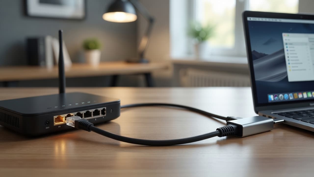 MTS-PATCH6150 — Cat 6 1,5 m entre PC y router en escritorio