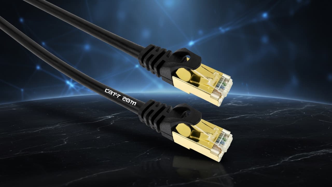 MTS-PATCH72000 — cable Cat 7 AMITOSAI 20 m con CAT-7 20M impreso
