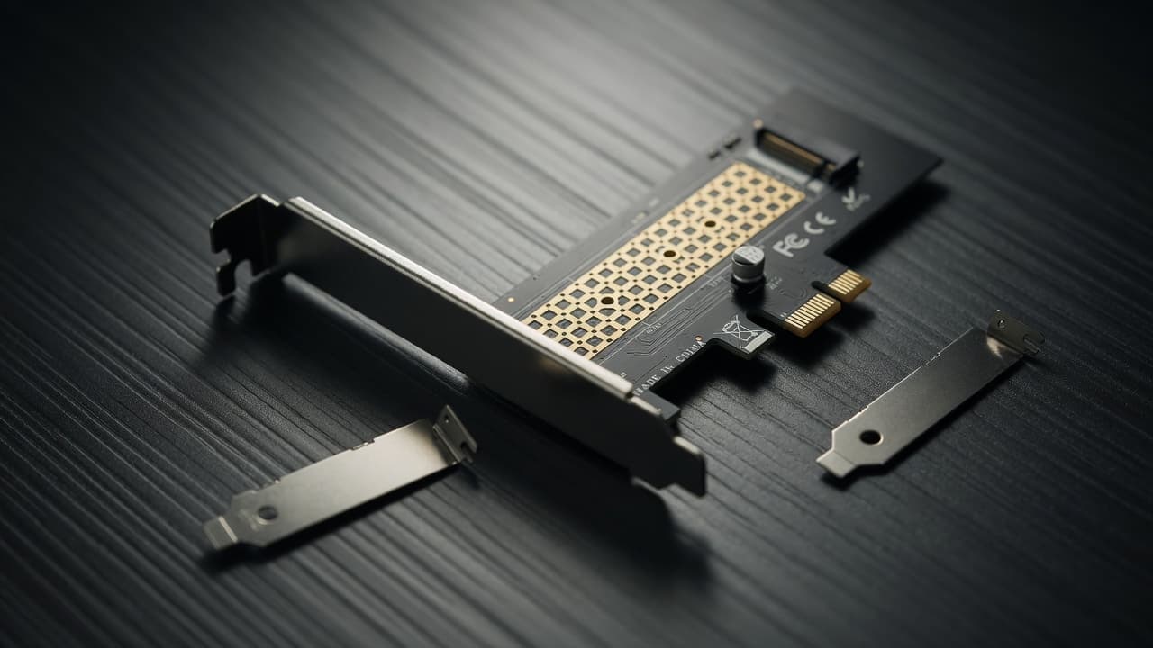 MTS-PCIE1NVME — adaptador compacto AMITOSAI
