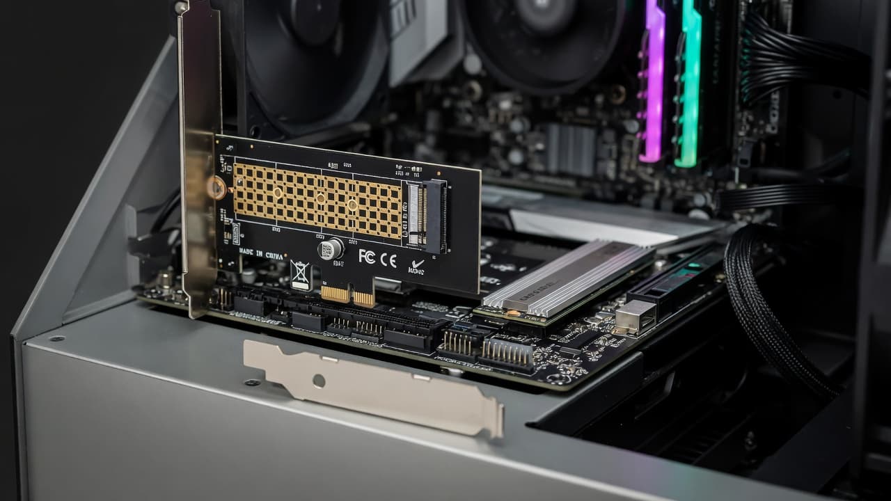 MTS-PCIE1NVME — NVMe en slot PCIe x1