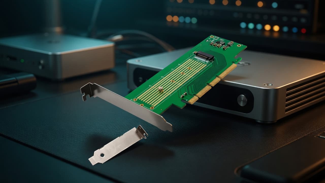 MTS-PCIE4816NVMEBR — expansión NVMe AMITOSAI