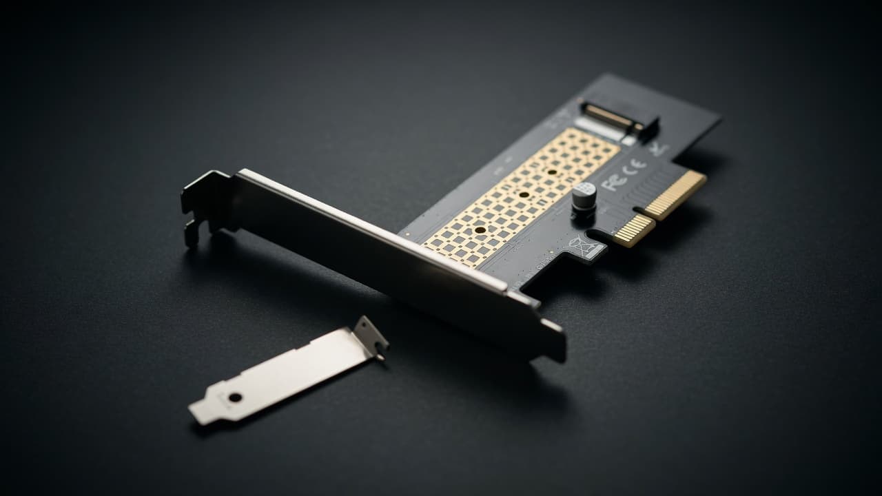 MTS-PCIE4NVME — adaptador compacto AMITOSAI