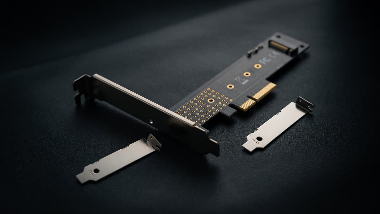 MTS-PCIE4NVMEBR — adaptador con brackets AMITOSAI