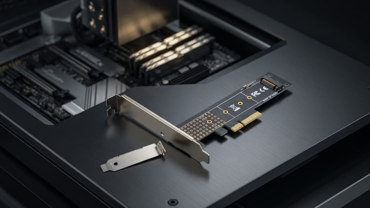 MTS-PCIE4NVMEBR — NVMe con brackets en PC slim