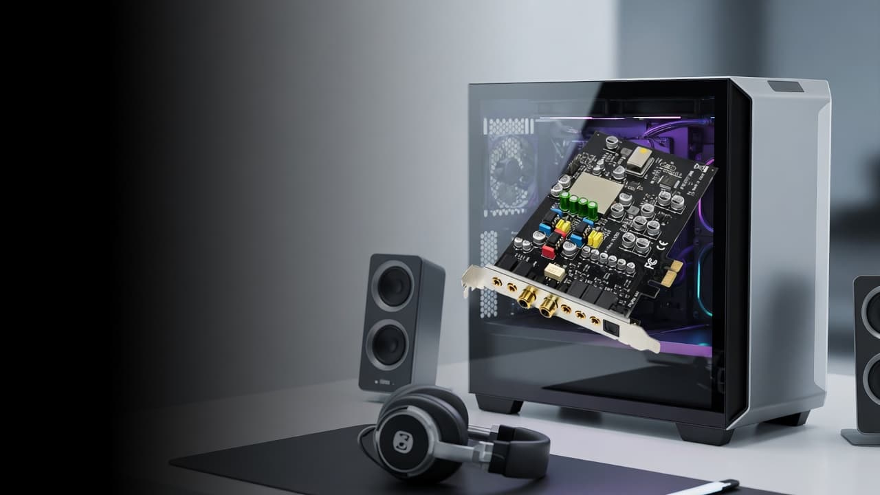 MTS-PCIEHIFISOUND71 en PC de escritorio — 7.1 multi-jack para HTPC y gaming