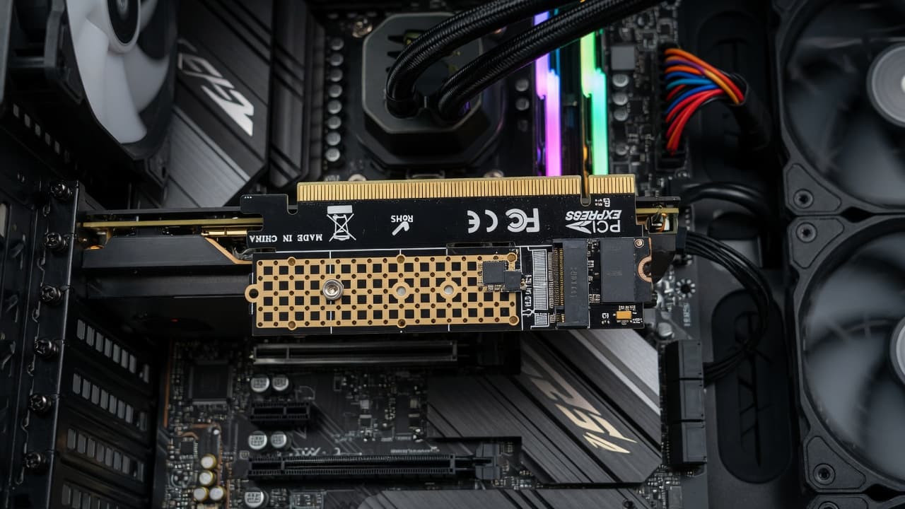 MTS-PCIEX16M2 — NVMe en slot PCIe