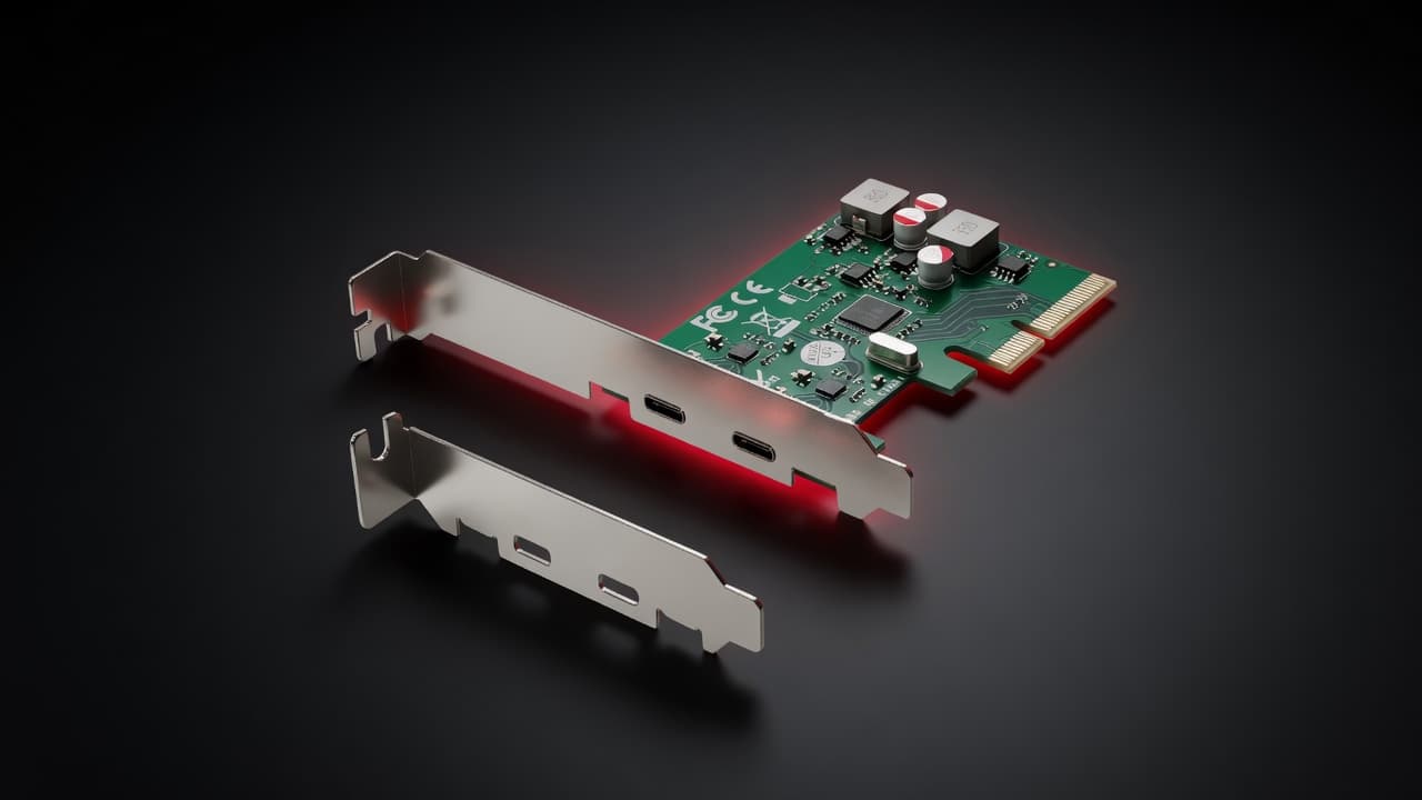 MTS-PCIEX4USBC — dos USB-C 10 Gbps en la torre