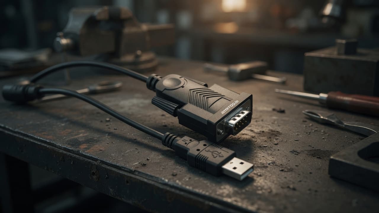 MTS-USB340SERIAL — USB a serie RS232 negro
