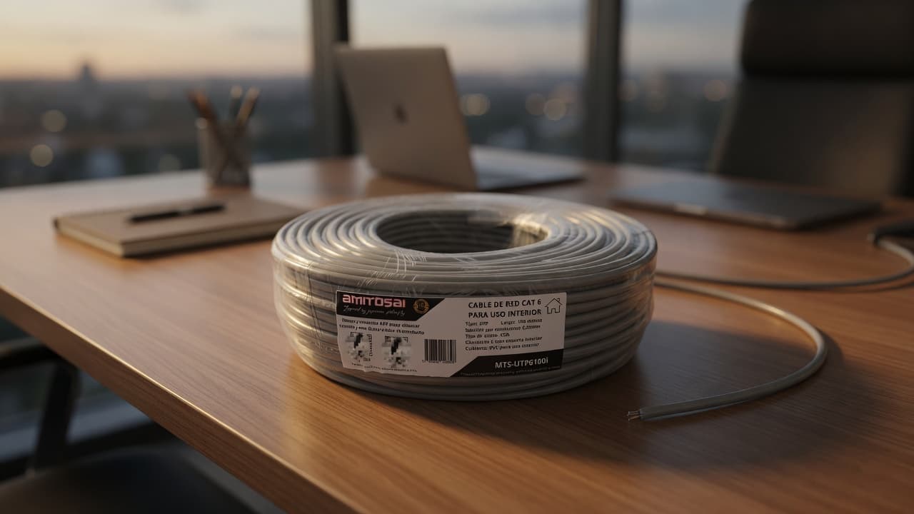 MTS-UTP6100I — cable de red Cat 6 interior con marca y garantía