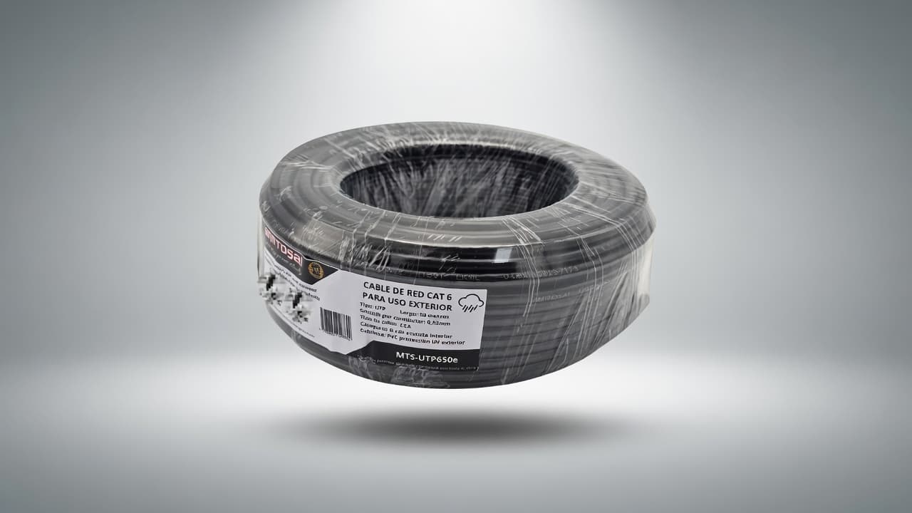 MTS-UTP650E — cable Cat 6 exterior CCA AMITOSAI 50 m