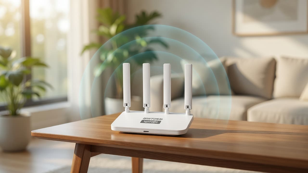 MTS-WALLBREAKER en el hogar — WiFi 6 con 4 antenas