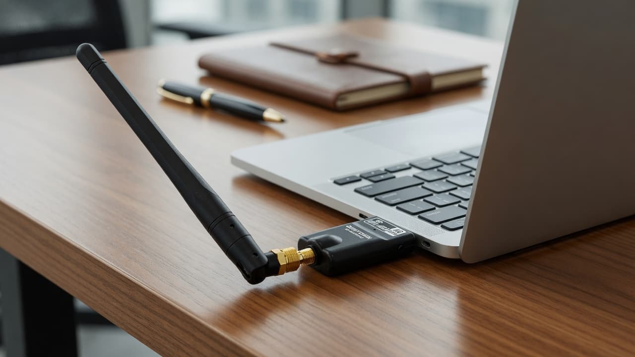 MTS-WIFIBTPRO en mini PC de escritorio — WiFi + BT con antena