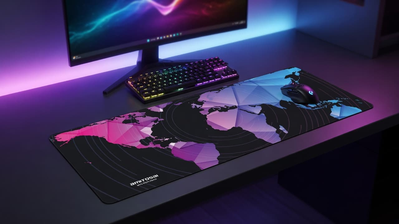 MTS-WORLD8432 — mouse pad mapa mundial XXL