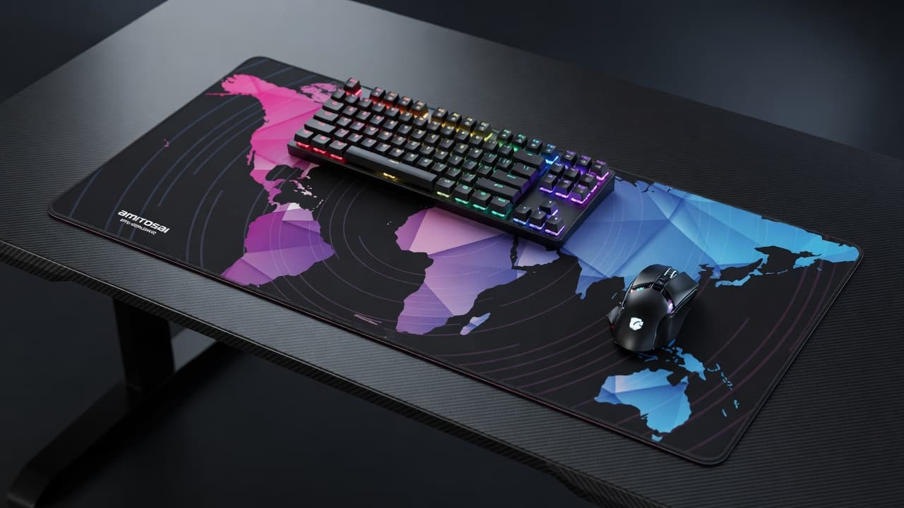 MTS-WORLD8432 — desk mat 84×32 en equipo