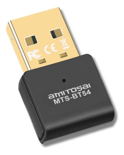 Adaptador USB Bluetooth 5.4 compacto AMITOSAI MTS-BT54
