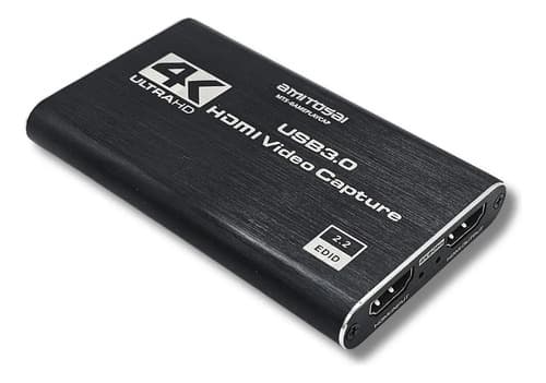MTS-GAMEPLAYCAP — capturadora HDMI 4K USB 3.0 AMITOSAI (producto solo)