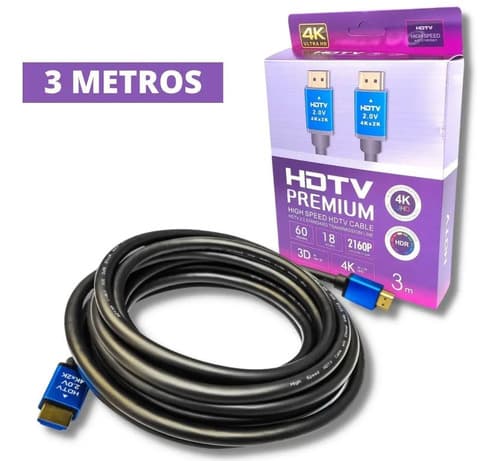 MTS-HDMI4K300 — cable HDMI 2.0 4K premium 3 m con caja (producto real)