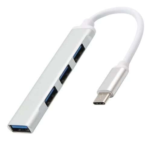 MTS-HUBCX4 — hub AMITOSAI USB-C a 4 USB aluminio (producto solo)