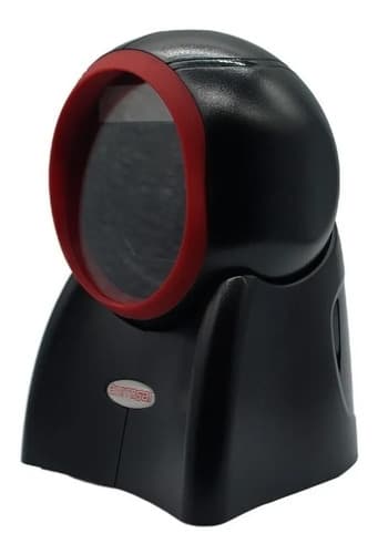 MTS-MARKET — lector de mesa 2D negro con anillo rojo AMITOSAI