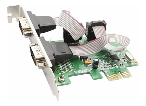 MTS-PCIE2S — 2× DB9 RS-232 AMITOSAI (producto solo)