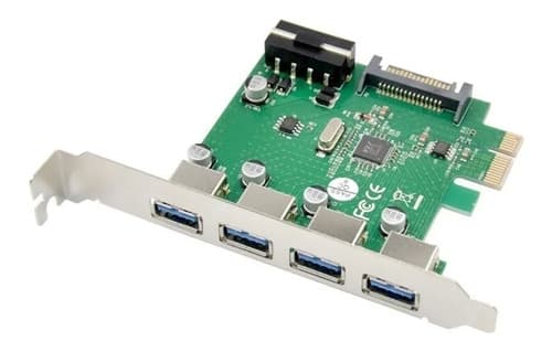 MTS-PCIE4USB3805 — placa PCIe 4× USB 3.0 chipset VL805 (producto solo)