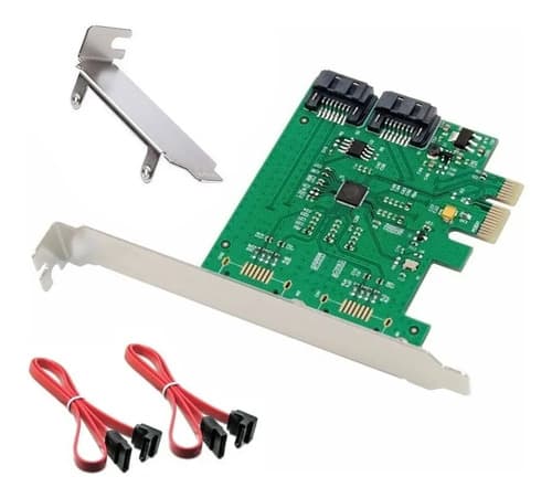 MTS-PCIESATA2 — producto solo con 2 puertos SATA y cables
