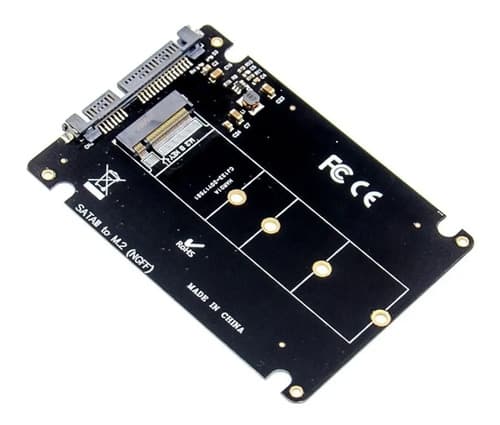 MTS-SATAM2 — adaptador 2,5" SATA a SSD M.2 B-key SATA AMITOSAI (producto solo)