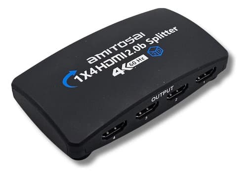 MTS-SPLITTER14HDR — splitter HDMI 1×4 (producto solo)