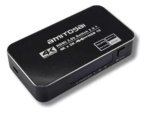 Switch HDMI 3×1 4K HDR AMITOSAI MTS-SWITCH31HDR