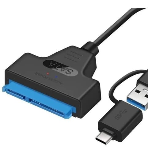 MTS-UC3SATA — adaptador AMITOSAI USB/USB-C a SATA III (producto solo)