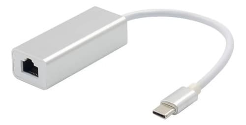 MTS-USBCLANAL — adaptador AMITOSAI USB-C a LAN Gigabit aluminio (producto solo, puerto RJ45)